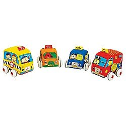 K's Kids 96029 Pull Back Autos