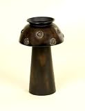 13.5 High Oxidize Finish METAL MUSHROOM VASE