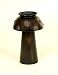 13.5" High Oxidize Finish METAL MUSHROOM VASE