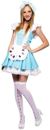 Alice in Wonderland Sexy Female Fancy Dress Costume (US 8-12)
