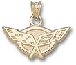 Chevy Corvette C5 Logo 3/8" Charm/Pendant -14K/10K, Stainless Steel or Gold Plated