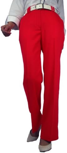 CaPantzzi Women's Stretch Flat Front Pants