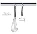STAINLESS STEEL MULTIPURPOSE DOUBLE HOOK FOR FRANKE RAIL SYSTEM