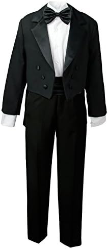 Boys Black Tuxedo with Tail