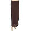 Adi Designs Women's Long Chiffon Skirt - Brown