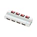 バッファローコクヨサプライ BUFFALO USB2.0Hub セルフ&バスパワー 4ポート 個別スイッチ付 ホワイト BSH4A02WH