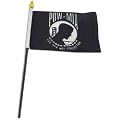 POW/MIA Flag 4 x 6 inch