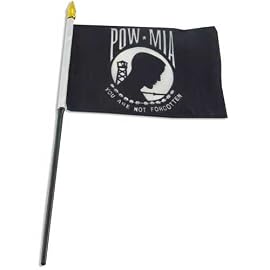 POW/MIA Flag 4 x 6 inch