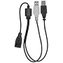 USB Power Adapter Y Cable