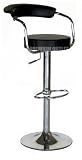 Black - Omicron Kitchen Padded Bar Stool