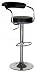 Black - Omicron Kitchen Padded Bar Stool