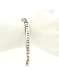 14K White Gold Diamond Bracelet