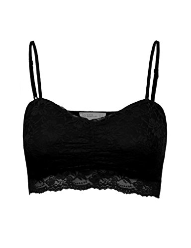 FPT Womens Spaghetti Strap Lace Bandeau