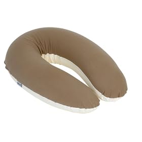 Doomoo Buddy Cotton large multi-functional cushion, color ivory/safari