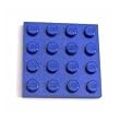 Lego Building Accessories 4x4 Blue Plates, Bulk Pack - 25 Pieces