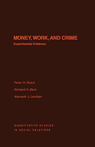 Money, Work, and Crime: Experimental Evidence (Quantitative studies in social relations series)
