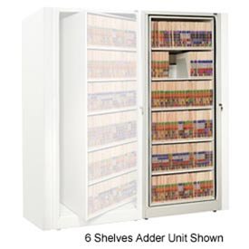 Rotary File Cabinet Adder Bone White
