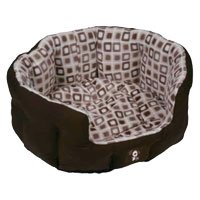 Multipet Yap Dog Bed, Retro Square, Measures 30 Inches for Medium-Size Dogs