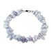 Genuine Aquamarine Gem Chip Bracelet Sterling Silver Clasp, 6, 7, 8, or 9-inch lengths
