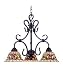 Tiffany Buckingham Mini Chandelier in Vintage Antique