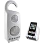 Smartak Audio Wireless Waterproof Shower Speaker with Dock Transmitter