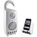 Smartak Audio Wireless Waterproof Shower Speaker with Dock Transmitter