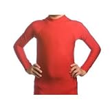 Kid's SPF 50+ Red Long Sleeve Rash Guard