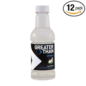 Greater Than Coconut Water Sports Drink, Original, 20-Ounce Bottles (Pack of 12) $21.68