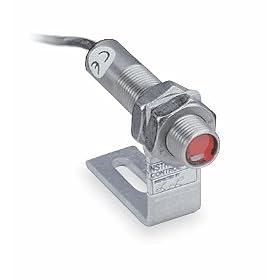ROS-W : Remote Optical Sensor with 8 foot cable with Tinned Wire Leads And 1 Foot Reflective Tape