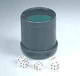 Dice Cup With 5 Pcs Of Dice - Dice Dice Cups