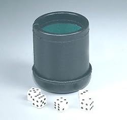 Dice Cup With 5 Pcs Of Dice - Dice Dice Cups