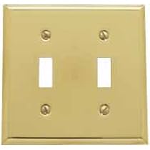 Baldwin 4761050CD Classic Switch Plate Switch Plate - Satin Brass