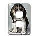   - Dogs Beagle - Beagle Pup - Light Switch Covers - 2 plug outlet cover