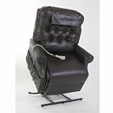 Mega Motion 3 Position Lift Chair Medium Model GL358, Vinyl Chestnut, 1 ea