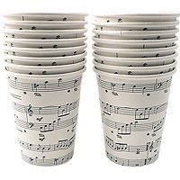 Sheet Music Paper Cups