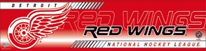 NHL Hockey Detroit Red Wings Bumper Sticker