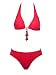 DKNY Black, Pink 2 Pc Halter Bikini W/beads