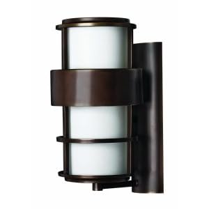 Hinkley Lighting 1904MT Exterior Wall Mount - Saturn Metro Bronze Contemporary Outdoor... by 