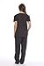 Just Love Women's Scrub Sets/5 Pocket Medical Scrubs Uniforms (Mock Wrap), Black With Sand Trim, Medium