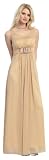 See-thru Bridesmaid Formal Prom Gown Dress