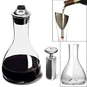 Metrokane V-1 Vacuum Decanter Includes Bonus Wine Funnel with Strainer