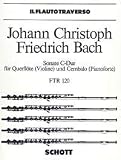 Sonate C-Dur: Fl&ouml;te (Violine) und obligates Cembalo (Klavier) - (Il Flauto traverso) - 