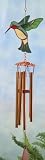 Gallery Art Glass Large Hummingbird Small Wind Chimes - B000VZQ0SA