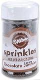 Sprinkles 2.5 Ounces -Chocolate Jimmies