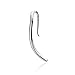 Hoops & Loops Sterling Silver Wave Polished Hook Earrings