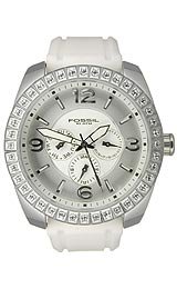 Fossil Multifunction White Dial Watch Fossil Multifunction White Dial Watch