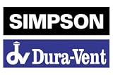 Simpson Dura-Vent 46DVA-60B 46DVA-60B - 60 in Venting Pipe - Black - 4 in x 6 5/8 in DirectVent Pro