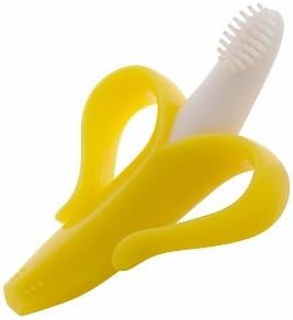 New Baby Bendable Banana Soft Safe Teething Toothbrush For Infants Toddlers Dishwasher and Freezer Safe