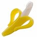 New Baby Bendable Banana Soft Safe Teething Toothbrush For Infants Toddlers Dishwasher and Freezer Safe