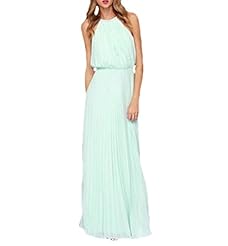 Sexy Chiffon/Cotton/Polyester Spring Summer Halter Tank Wedding Dress 